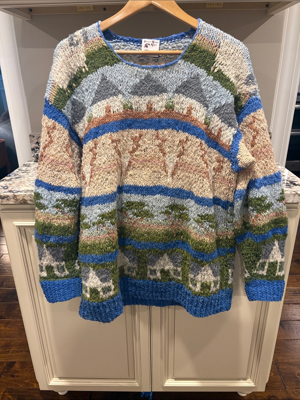 Vintage Handspun yarn sweater